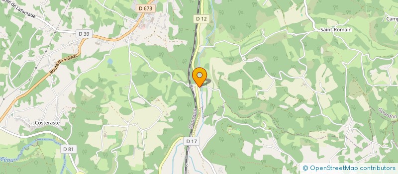 localisation de l'entreprise MONSIEUR MAXIME BLERIOT  GOURDON