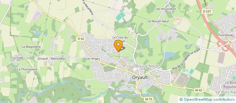 localisation de l'entreprise MONSIEUR MAXIME BLIN à ORVAULT