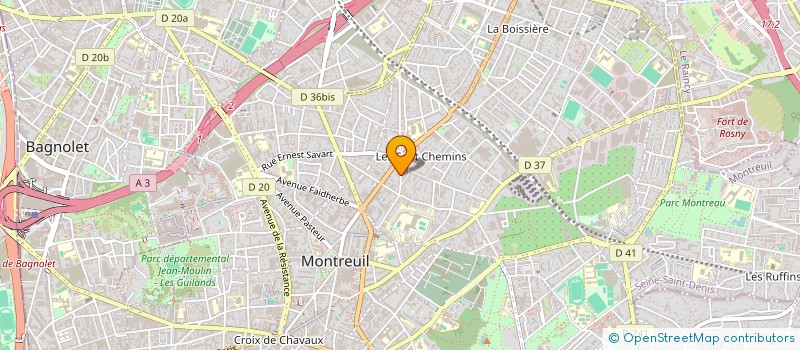 localisation de l'entreprise MONSIEUR MAXIME BLOTIN à MONTREUIL