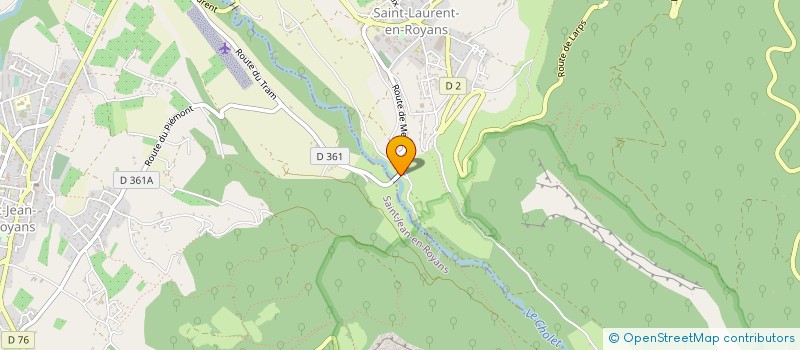 localisation de l'entreprise MONSIEUR MAXIME BLOUIN  SAINT-LAURENT-EN-ROYANS