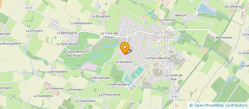 localisation de l'entreprise MONSIEUR MAXIME BLOURDE  SAINT-MARS-DU-DESERT