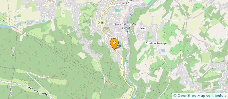 localisation de l'entreprise MONSIEUR MAXIME BLOUZARD  RENAGE