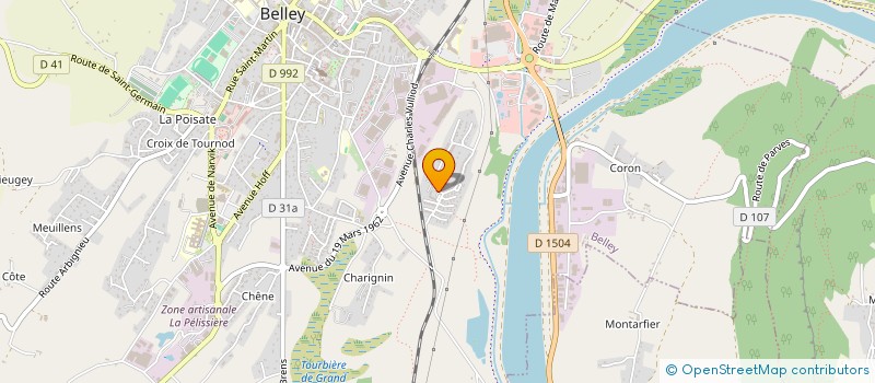 localisation de l'entreprise MONSIEUR MAXIME BOCQUILLON  BELLEY