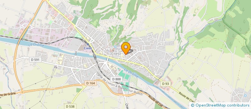 localisation de l'entreprise MONSIEUR MAXIME BODENNEC  CREST