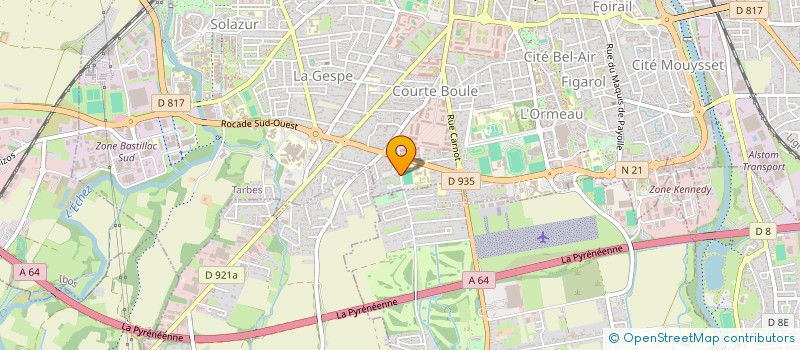 localisation de l'entreprise MONSIEUR MAXIME BODET  TARBES