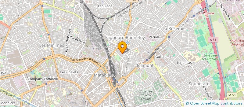 localisation de l'entreprise MONSIEUR MAXIME BODIN  TOULOUSE