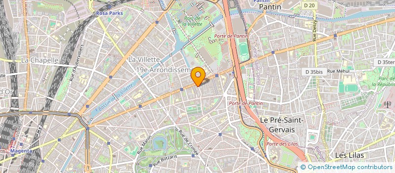 localisation de l'entreprise MONSIEUR MAXIME BODIN  PARIS