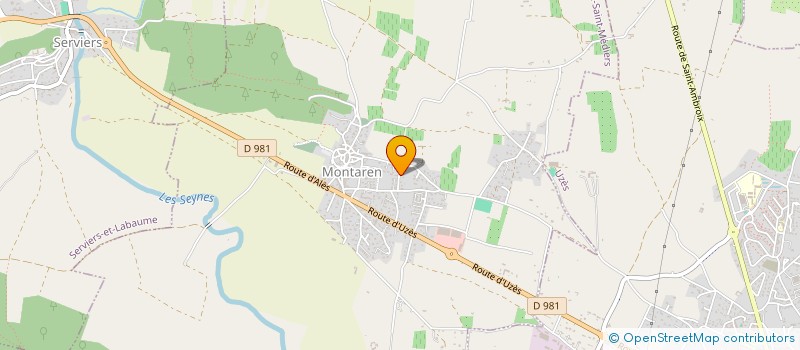 localisation de l'entreprise MONSIEUR MAXIME BOFFA  MONTAREN-ET-SAINT-MEDIERS