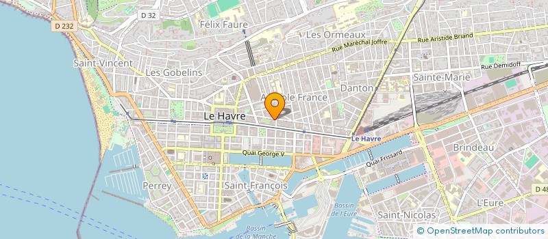 localisation de l'entreprise MONSIEUR MAXIME BOISSEL à LE HAVRE