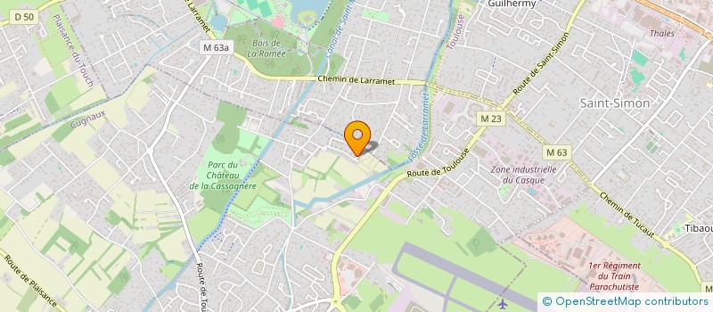 localisation de l'entreprise MONSIEUR MAXIME BOIVILLE  CUGNAUX