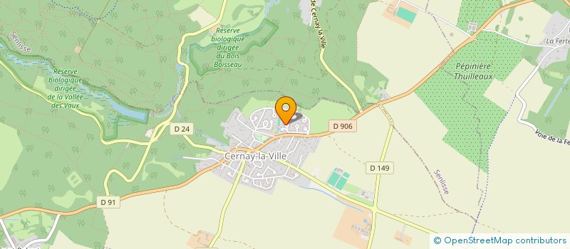 localisation de l'entreprise MONSIEUR MAXIME BON  CERNAY-LA-VILLE