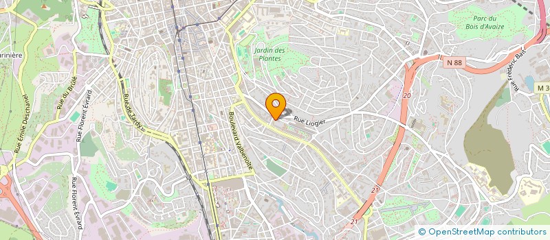 localisation de l'entreprise MONSIEUR MAXIME BONCORI  SAINT-ETIENNE