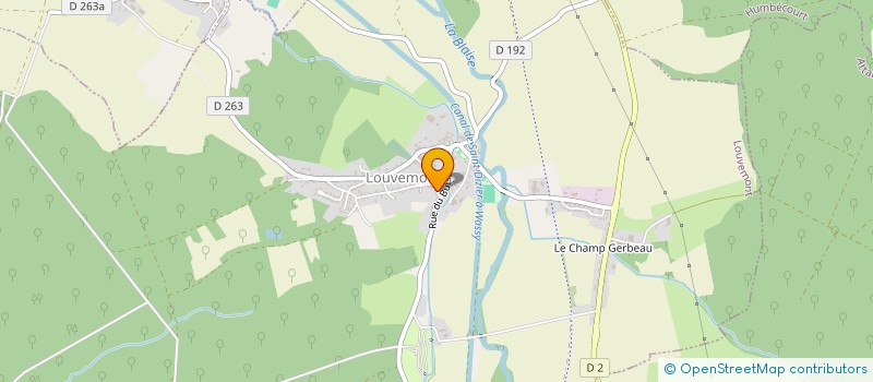 localisation de l'entreprise MONSIEUR MAXIME BONHIVERS à LOUVEMONT