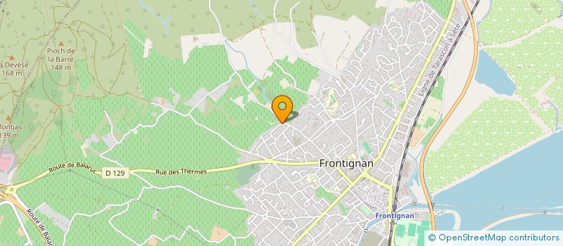 localisation de l'entreprise MONSIEUR MAXIME BONIDAN à SETE