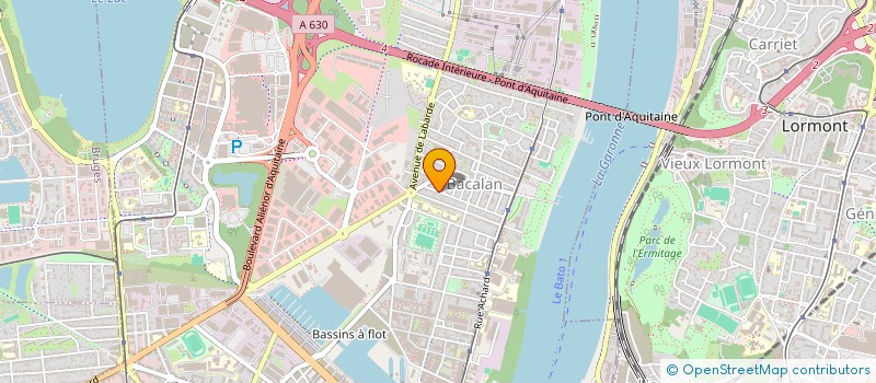 localisation de l'entreprise MONSIEUR MAXIME BONNAUD  BORDEAUX