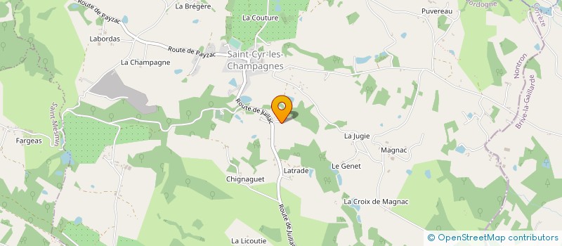 localisation de l'entreprise MONSIEUR MAXIME BONNEAU  DUSSAC