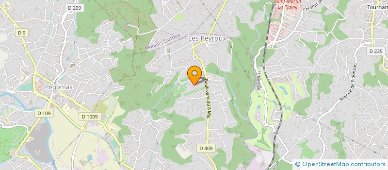 localisation de l'entreprise MONSIEUR MAXIME BONO à LA ROQUETTE-SUR-SIAGNE