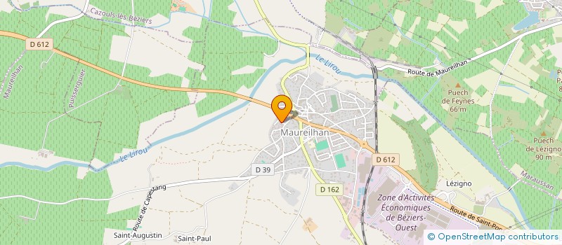 localisation de l'entreprise MONSIEUR MAXIME BONZOM  MAUREILHAN