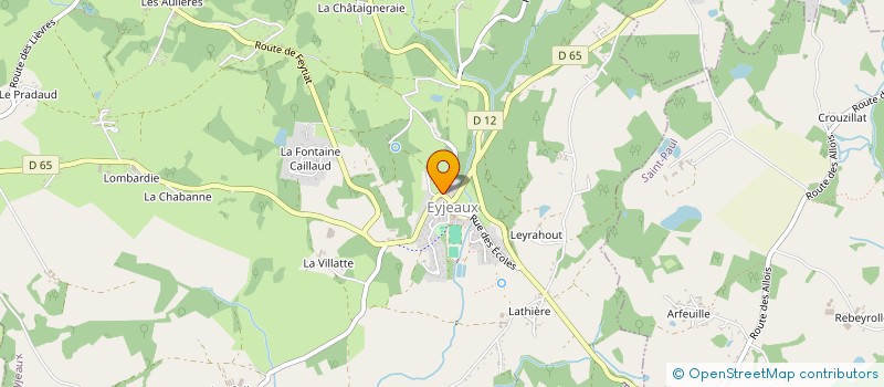 localisation de l'entreprise MONSIEUR MAXIME BORDAS  EYJEAUX