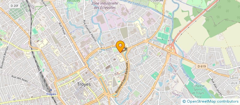 localisation de l'entreprise MONSIEUR MAXIME BORDEAU à TROYES