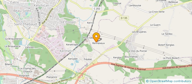 localisation de l'entreprise MONSIEUR MAXIME BORDIERE  SAINT-NOLFF