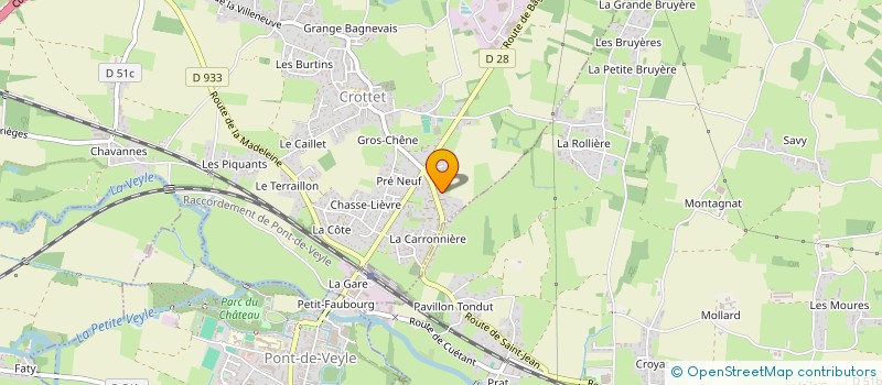 localisation de l'entreprise MONSIEUR MAXIME BORGET à CROTTET