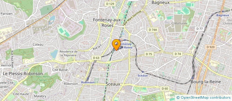 localisation de l'entreprise MONSIEUR MAXIME BOS à FONTENAY-AUX-ROSES