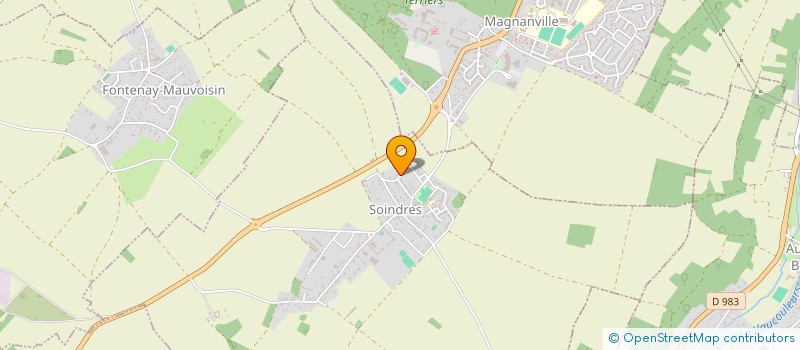 localisation de l'entreprise MONSIEUR MAXIME BOSQUET  SOINDRES