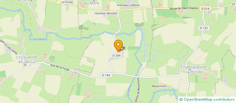 localisation de l'entreprise MONSIEUR MAXIME BOSSIERE  GRANDCAMP-MAISY