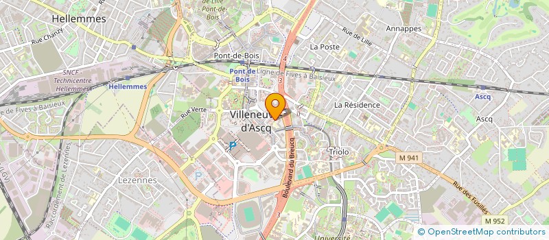 localisation de l'entreprise MONSIEUR MAXIME BOUAZIZ à VILLENEUVE-D'ASCQ