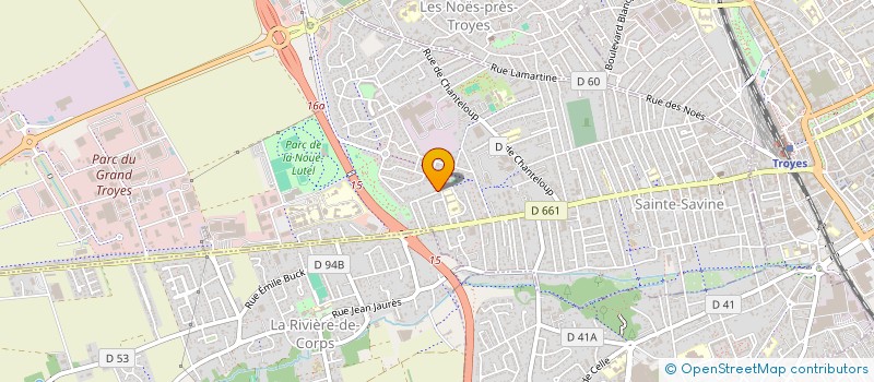 localisation de l'entreprise MONSIEUR MAXIME BOUBERT  SAINTE-SAVINE