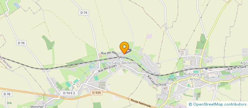 localisation de l'entreprise MONSIEUR MAXIME BOUDAILLIEZ  SAVY-BERLETTE