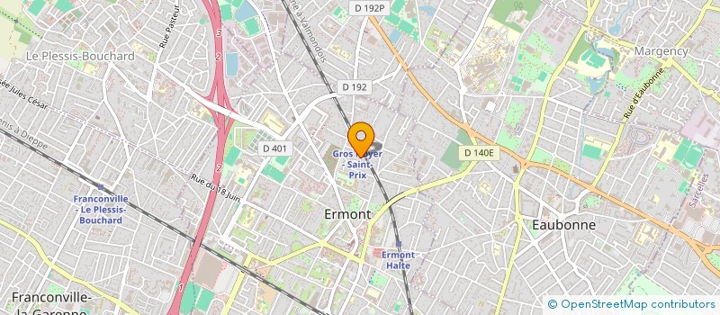 localisation de l'entreprise MONSIEUR MAXIME BOUDIER  ERMONT