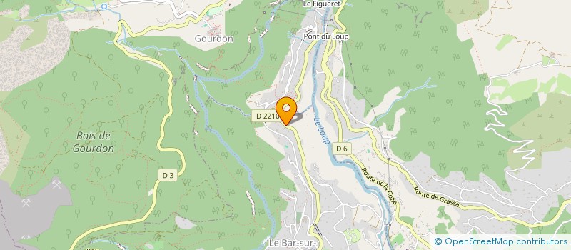 localisation de l'entreprise MONSIEUR MAXIME BOUET à LE BAR-SUR-LOUP