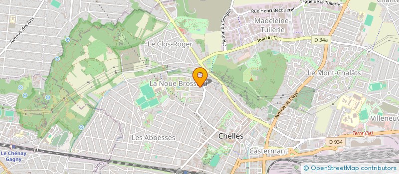 localisation de l'entreprise MONSIEUR MAXIME BOUILLON  CHELLES