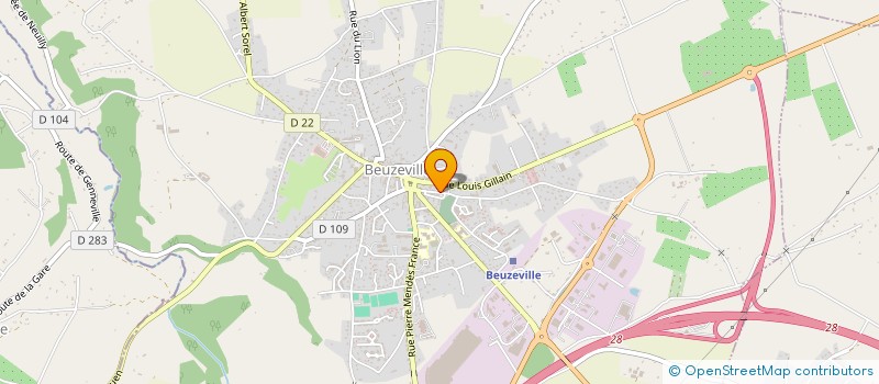 localisation de l'entreprise MONSIEUR MAXIME BOULAND à BEUZEVILLE