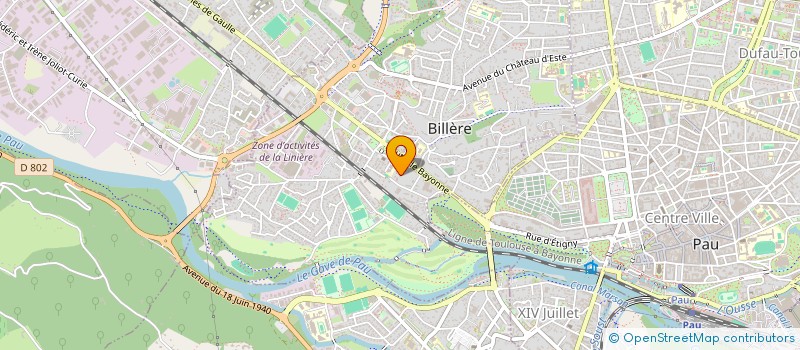 localisation de l'entreprise MONSIEUR MAXIME BOULIN à BILLERE