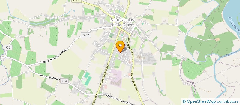 localisation de l'entreprise MONSIEUR MAXIME BOULINGUEZ  SAINT-NICOLAS-DE-LA-GRAVE