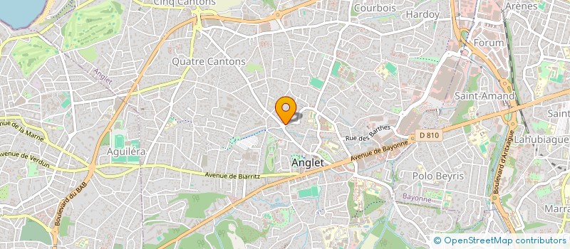 localisation de l'entreprise MONSIEUR MAXIME BOUQUET  ANGLET