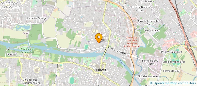 localisation de l'entreprise MONSIEUR MAXIME BOURASSIN à OLIVET
