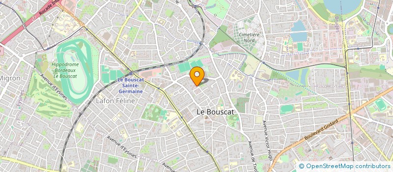 localisation de l'entreprise MONSIEUR MAXIME BOURDEAU  LE BOUSCAT