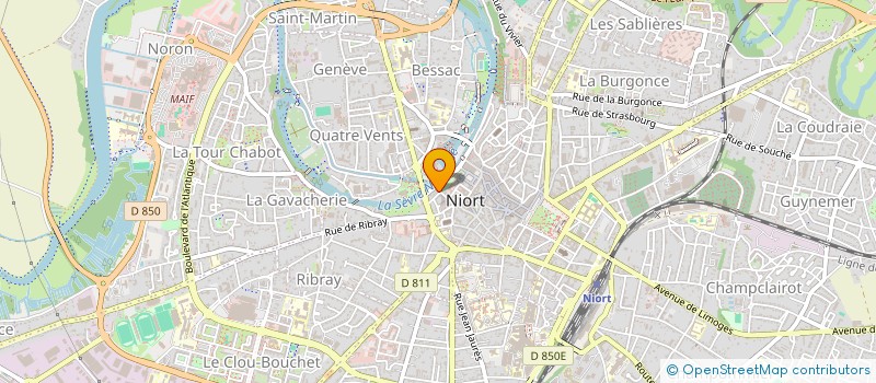 localisation de l'entreprise MONSIEUR MAXIME BOURDIN à NIORT