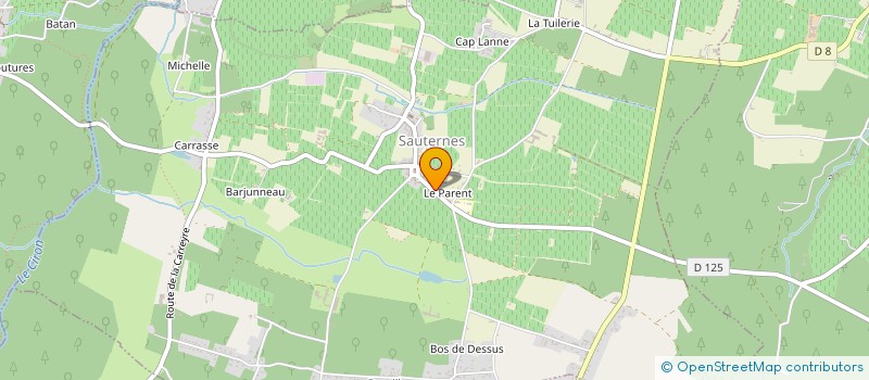 localisation de l'entreprise MONSIEUR MAXIME BOURGEON  PODENSAC