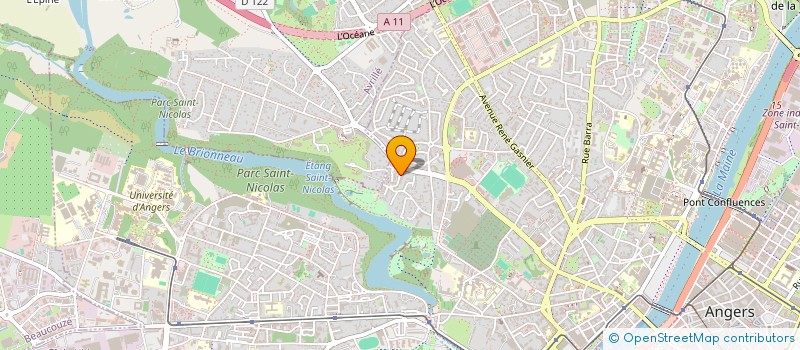 localisation de l'entreprise MONSIEUR MAXIME BOURIGAULT  ANGERS