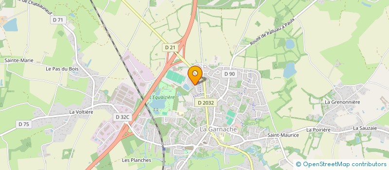 localisation de l'entreprise MONSIEUR MAXIME BOURMAUD  LA GARNACHE