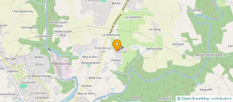 localisation de l'entreprise MONSIEUR MAXIME BOURY  TREMEVEN