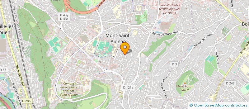 localisation de l'entreprise MONSIEUR MAXIME BOUTEILLE  MONT-SAINT-AIGNAN