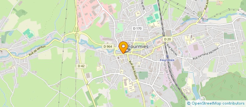 localisation de l'entreprise MONSIEUR MAXIME BOUVY  SARS-POTERIES