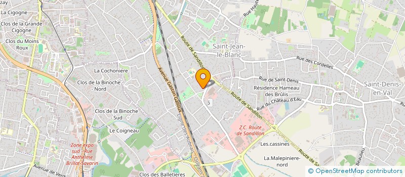 localisation de l'entreprise MONSIEUR MAXIME BOUYRE à SAINT-JEAN-LE-BLANC