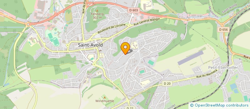 localisation de l'entreprise MONSIEUR MAXIME BOYER  SAINT-AVOLD